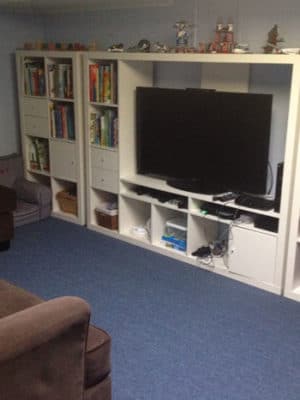family room after